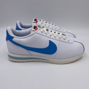 Nike Cortez White / Blue Womens Shoes